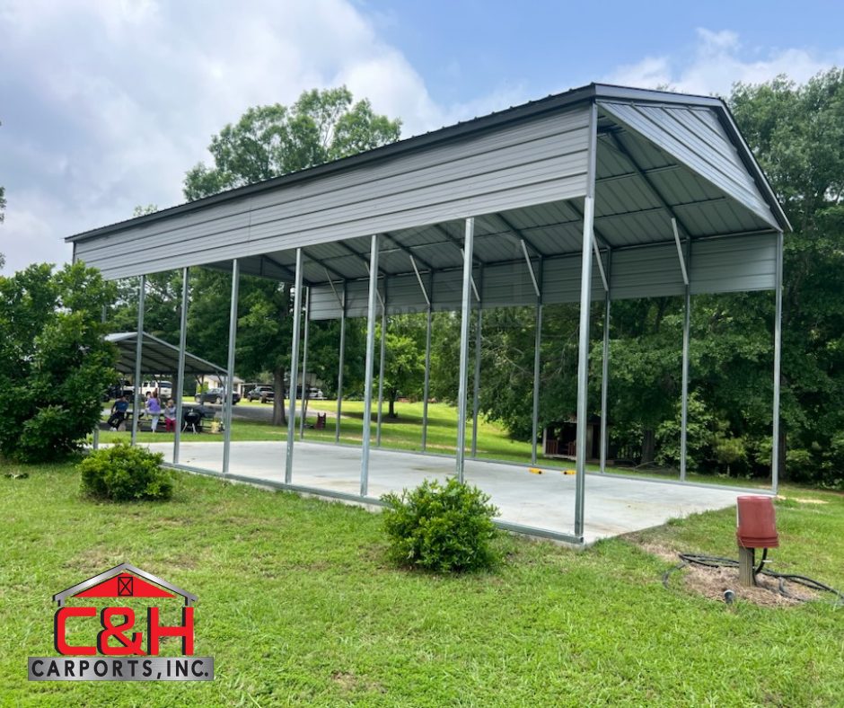 RV cover with tall leg height